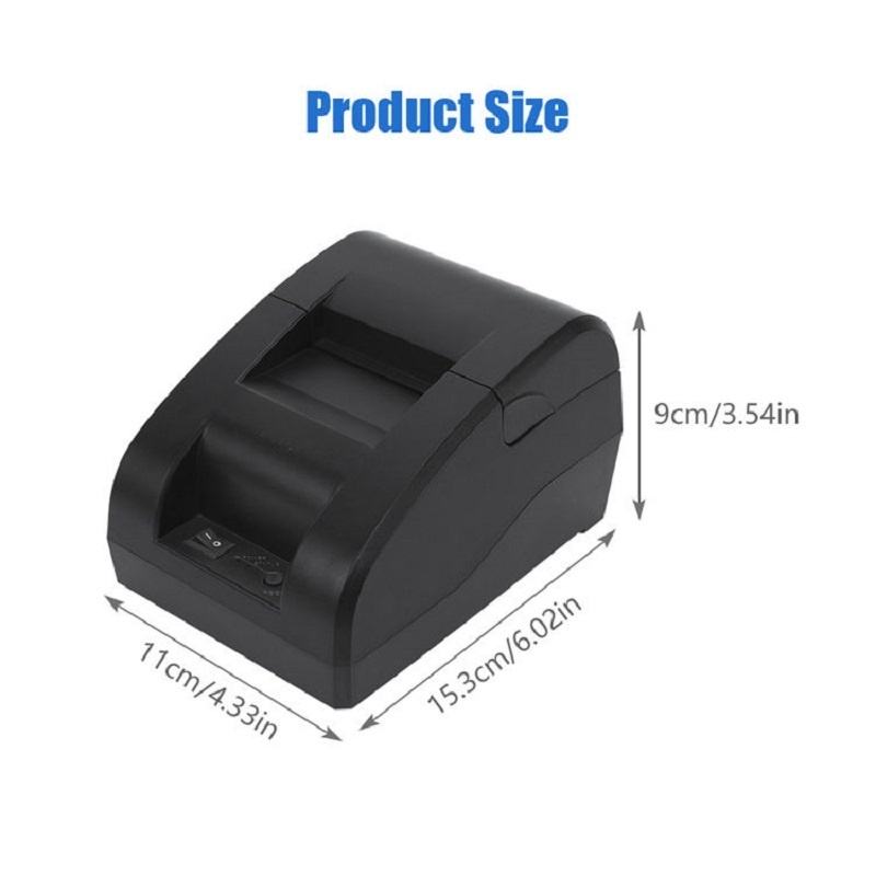 Impresora térmica 58mm BT/USB
